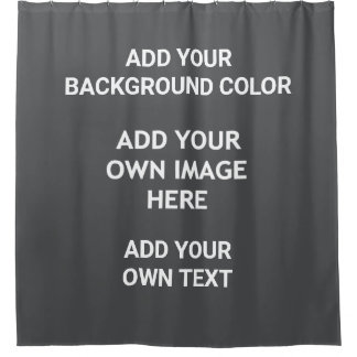 Cortina Para Box Adicione sua cor de fundo, sua imagem, seu texto