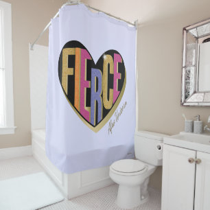 Cortina Para Box Afro Unicorn Fierce Heart Design