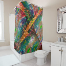 Agrupamento de camadas coloridas com queimadura rú