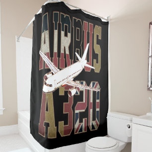 Cortina Para Box Airbus a320 Jetliner. Vintage European Flags