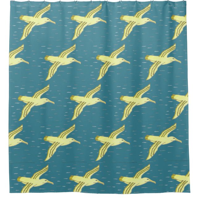 Cortina Para Box Albatross Shower Curtain (Frente)