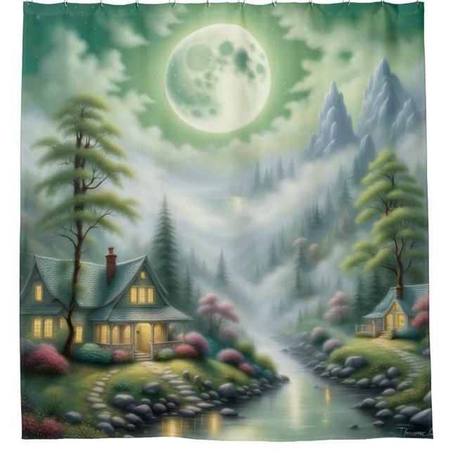 Cortina Para Box "Aldeia do rio Lua" (Frente)