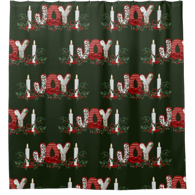 Cortina Para Box Alegria de Natal (Frente)