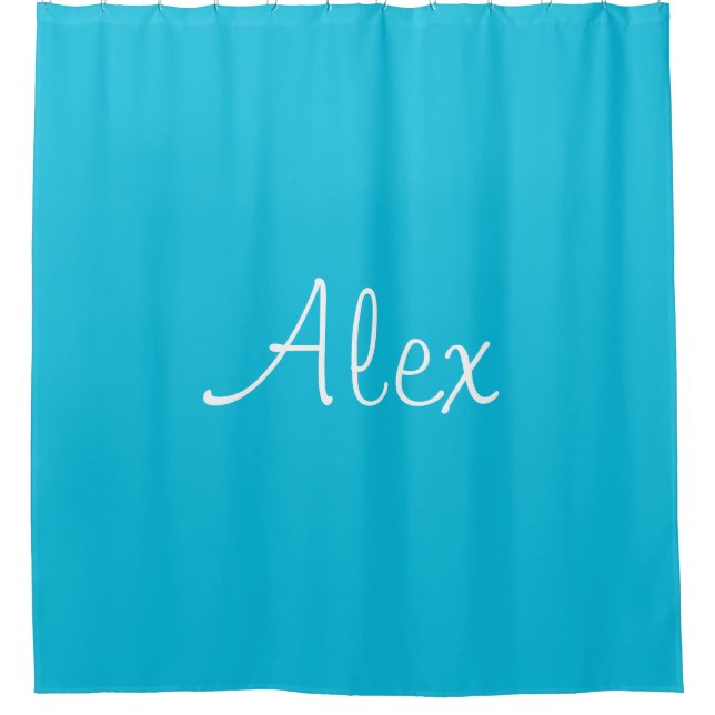 Cortina Para Box Alluring Aqua (Frente)
