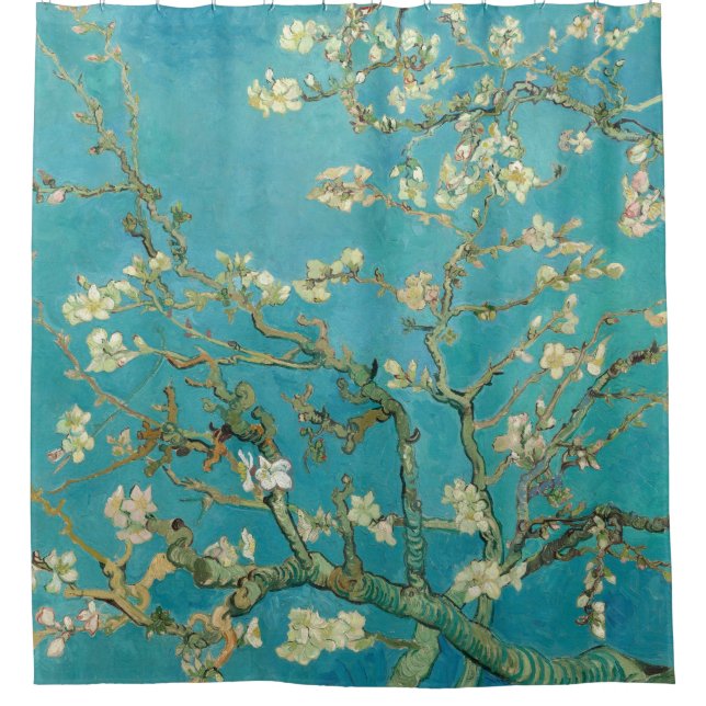 Cortina Para Box Almond Blossom, 1890, por Vincent van Gogh (Frente)