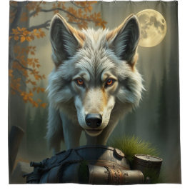 Cortina Para Box „Alpha-Wolf – König der Wildnis“