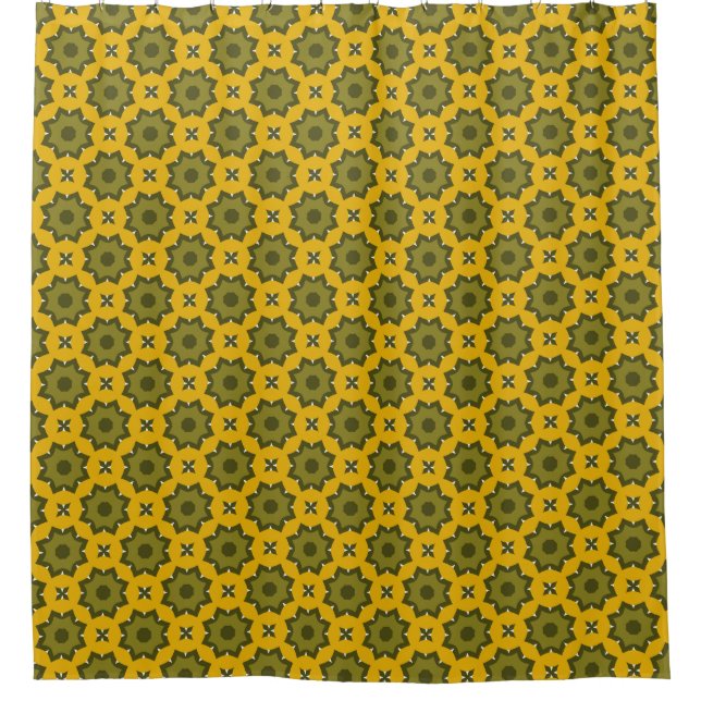 Cortina Para Box Amarelo verde 190 (Frente)