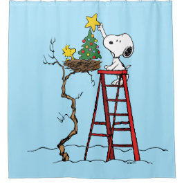 Cortina Para Box Amendoins | Árvore de Natal Snoopy & Woodstock
