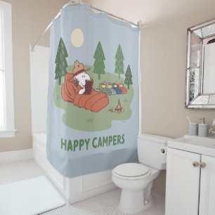 Cortina Para Box Amendoins Campos Snoopy & Woodstock Happy