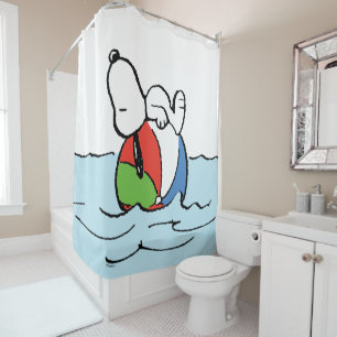 Cortina Para Box Amendoins Snoopy Beach Ball Beach