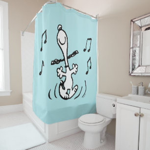 Cortina Para Box Amendoins  Snoopy Dancing