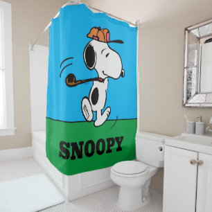 Cortina Para Box Amendoins Snoopy Golf Swing