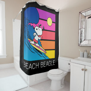 Cortina Para Box Amendoins Surfe em Snoopy