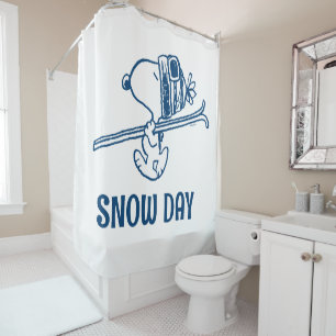 Cortina Para Box Amendoins Tripa de Esqui de Snoopy