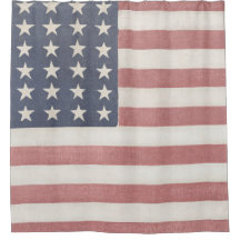 Americana Vermelho Branco e Blue Vintage Flag