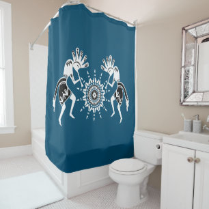 Cortina Para Box Americanos nativos - Sun Dancing Kokopelli 2