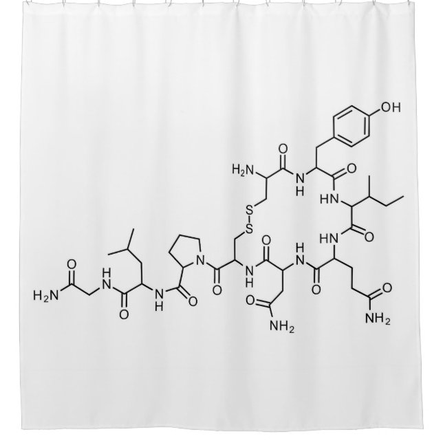 Cortina Para Box Amor, ocitocina, fórmula química, elemento químico (Frente)