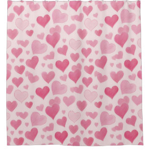 Cortina Para Box Amor Rosa