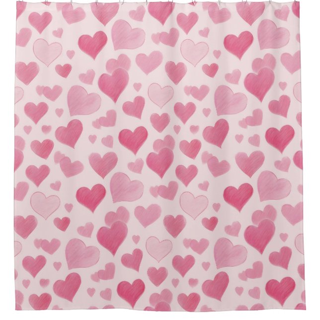 Cortina Para Box Amor Rosa (Frente)