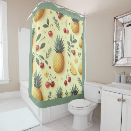 Cortina Para Box Ananás e cerejas