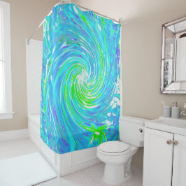 Cortina Para Box Anel retroativo do Abstrato legal e espiral do Ver