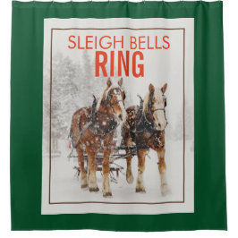 Cortina Para Box Anel Sleigh Belga Equipe de Cavalos