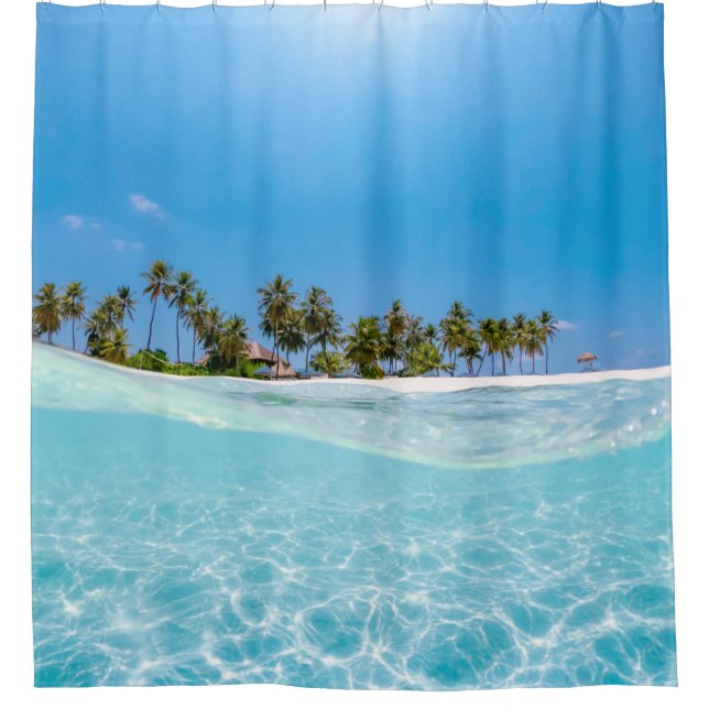 Cortina Para Box Animais do mar legal (Frente)