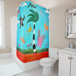 Cortina Para Box Animais Na Cortina De Chás Eólicos