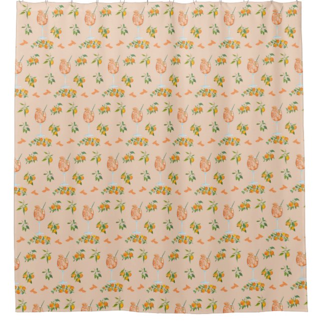 Cortina Para Box Aniversário de Verão Spritz (Frente)