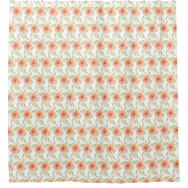 Cortina Para Box Aquarela Flores de Prado Flores Silvestres (Frente)