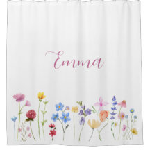 Aquarela Nome Flor Silvestre Minimalista Boho 