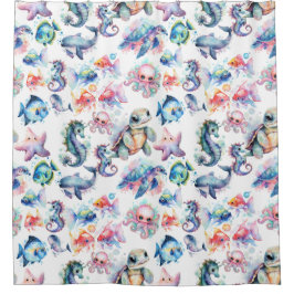 Cortina Para Box Aquatic Friends