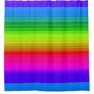 Cortina Para Box Arco-íris multicolor