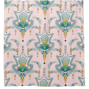 Cortina Para Box Art deco modern pattern graphic ornament. Abstract