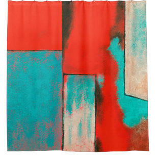 Cortina Para Box Arte abstrata do expressionista que pinta a
