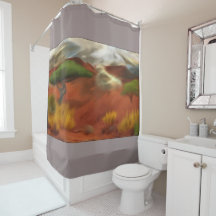 Arte de Abstrato do Outback Dawn australiano