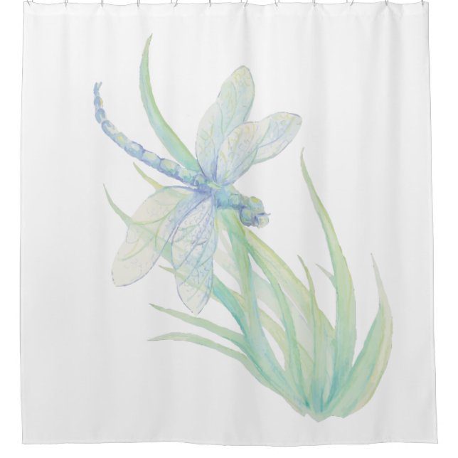 Cortina Para Box Arte de Dragonfly Azul (Frente)