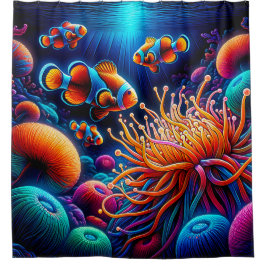 Cortina Para Box "Arte Graceful Coral Reef"