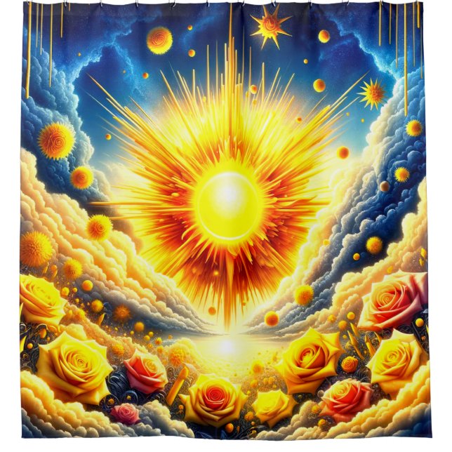Cortina Para Box Arte Sunshine (Frente)