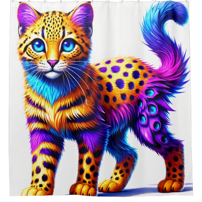 Cortina Para Box Artsy Cat (Frente)