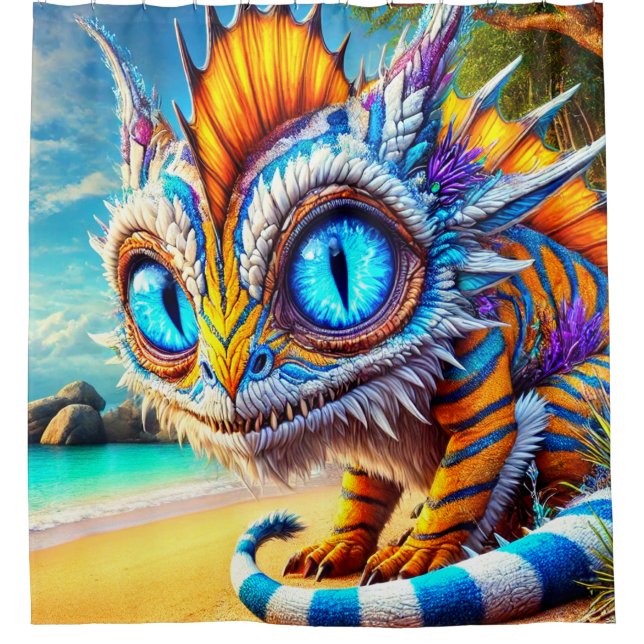 Cortina Para Box Artsy Creature (Frente)