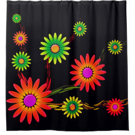 Cortina Para Box Artsy Flower