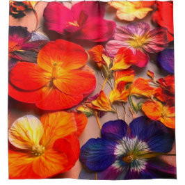 Cortina Para Box Artsy Flowers