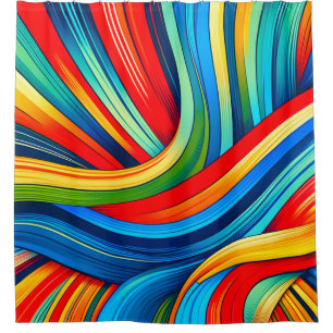 Cortina Para Box Artsy Striped