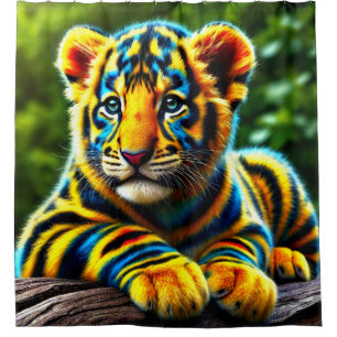 Cortina Para Box Artsy Tiger
