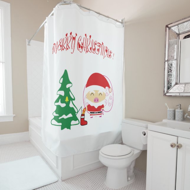 Cortina Para Box árvore de Natal (In Situ)