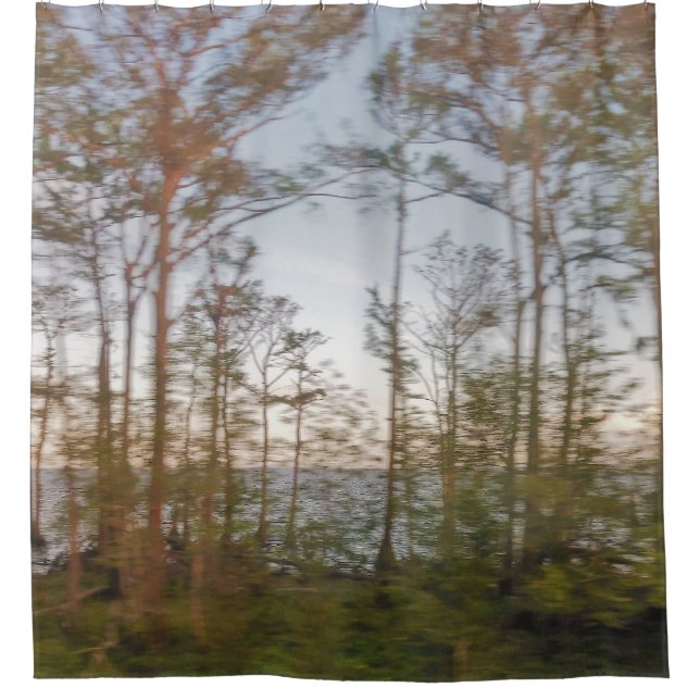 Cortina Para Box "Árvores" (Frente)