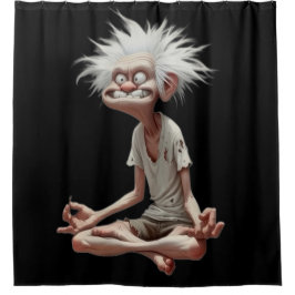 Cortina Para Box Assunto: Cortina de Chá "Meditante de Cientista Lo