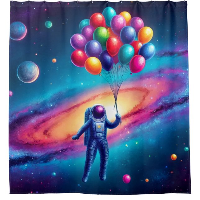 Cortina Para Box Astronauta (Frente)