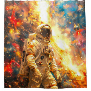 Cortina Para Box Astronauta